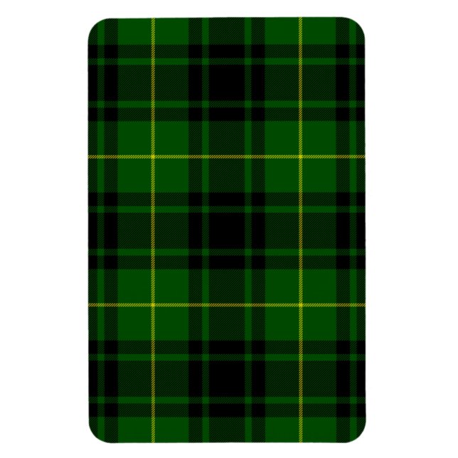 Magnet Flexible Pâte verte de tartan MacArthur (Vertical)