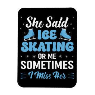 Magnet Flexible Patinoire synchronisée mignonne appelle
