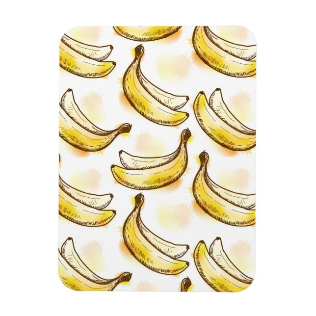 Magnet Flexible Pattern with banana (Vertical)