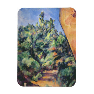 Magnet Flexible Paul Cezanne Red rock, c.1895 (huile sur toile)