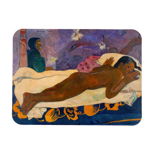 Magnet Flexible Paul Gauguin - L'Esprit des morts à regarder (Horizontal)