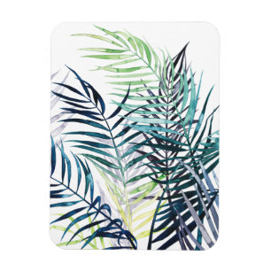Magnet Flexible Paumes crépusculaires - feuille tropical