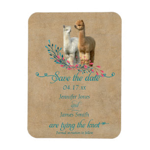 Magnet Flexible Pays d'Alpaca Enregistrer l'aimant de la date