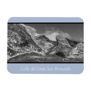 Magnet Flexible Paysage accidenté Gran San Bernardo