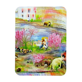 Magnet Flexible Paysage aquarelle