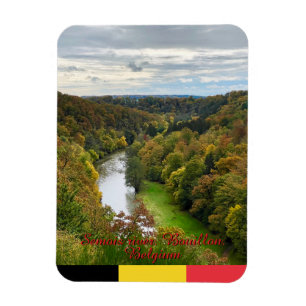 Magnet Flexible paysage de la Semois à Bouillon, Belgique voyage