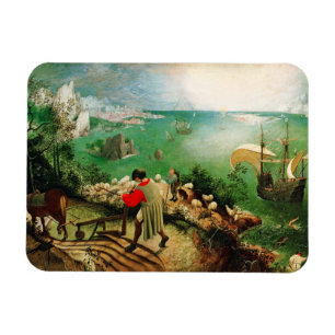 Magnet Flexible Paysage de Pieter Bruegel avec l'automne d'Icare