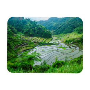 Magnet Flexible Paysage de rizières, Philippines