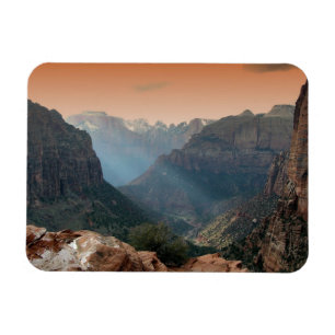 Magnet Flexible Paysage des montagnes du parc national Zion