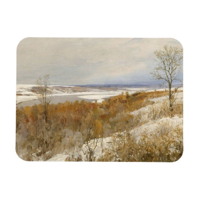 Magnet Flexible Paysage du Nord, Vasili Dmitrijevitš Polenov (Horizontal)