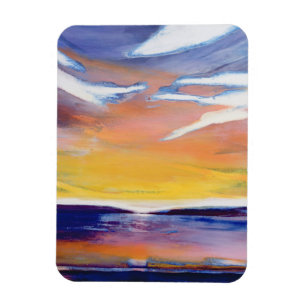 Magnet Flexible Paysage marin de soirée