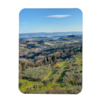 Paysage naturel en Toscane, voyage Italie