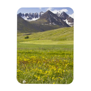 Magnet Flexible Paysage Pittoresque de la vallée de Svarfadardalu