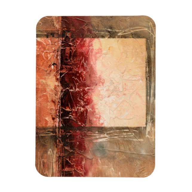 Magnet Flexible Paysage rouge Abstrait (Vertical)