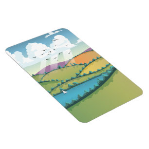 Magnet Flexible Paysage rural.