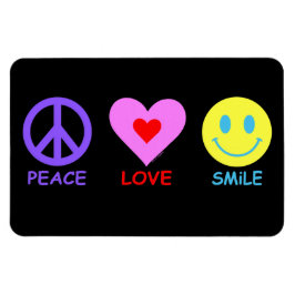Magnet Flexible Peace Love Smile