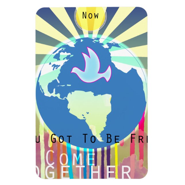 Magnet Flexible Peace Over the World Sony ATV Paroles (Vertical)