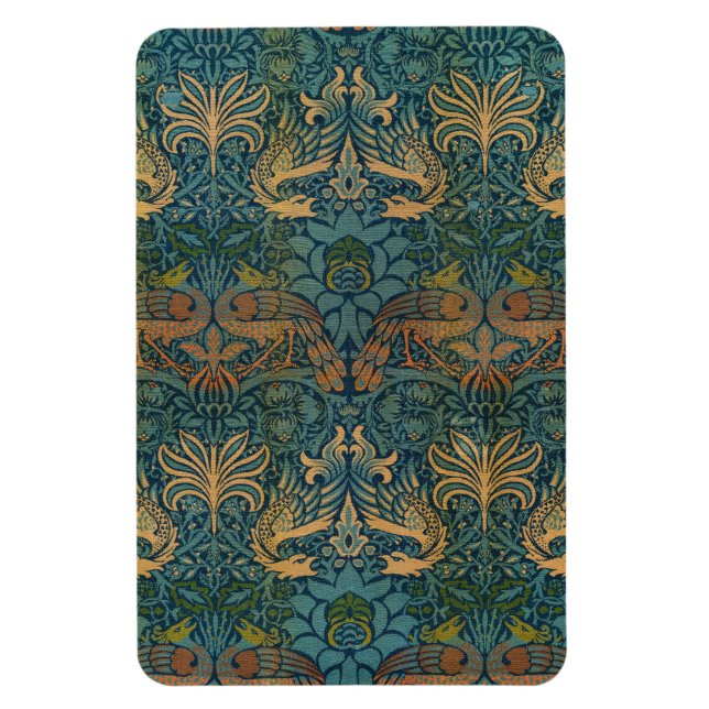 Magnet Flexible Peacock and Dragon, 1878, par William Morris (Vertical)