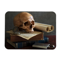 Peau sur livre aimant photo
