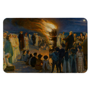 Magnet Flexible Peder Severin Kroyer - Bonfire de la veille du mil
