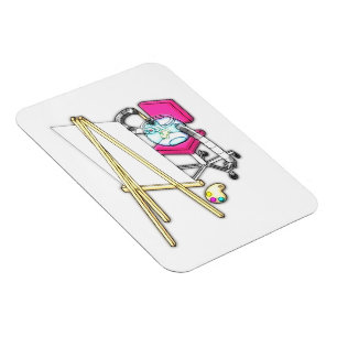 Magnet Flexible Peintre de poisson ("couleur de l'eau") -
