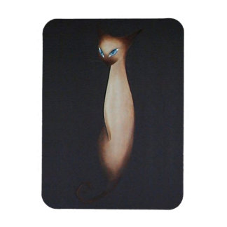 Magnet Flexible Peinture à l'huile étonnante Chat siamois