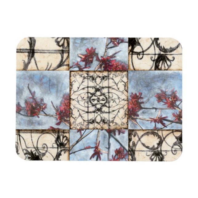 Magnet Flexible Peinture Abstraite de défilement (Horizontal)