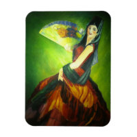 Peinture de danseur de flamenco espagnol
