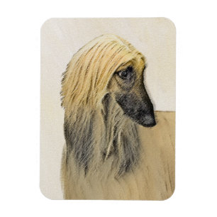 Magnet Flexible Peinture de la hache afghane - jolie art original