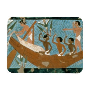 Magnet Flexible Peinture de mur de la tombe d'Ipuy, Thebes, depic
