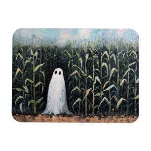 Magnet Flexible Peinture de terrain de maïs fantôme lunaire
