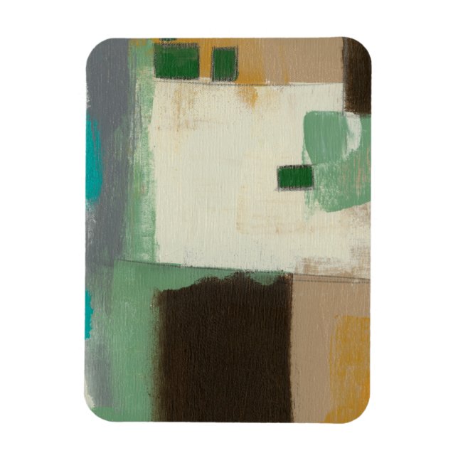 Magnet Flexible Peinture expressionniste avec pointes de brosse lo (Vertical)