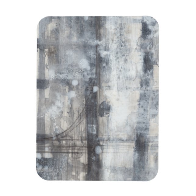 Magnet Flexible Peinture gris contemporaine (Vertical)