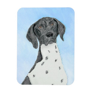 Magnet Flexible Peinture pointeur germanique - Art original