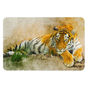 Magnet Flexible Peinture sur tigre