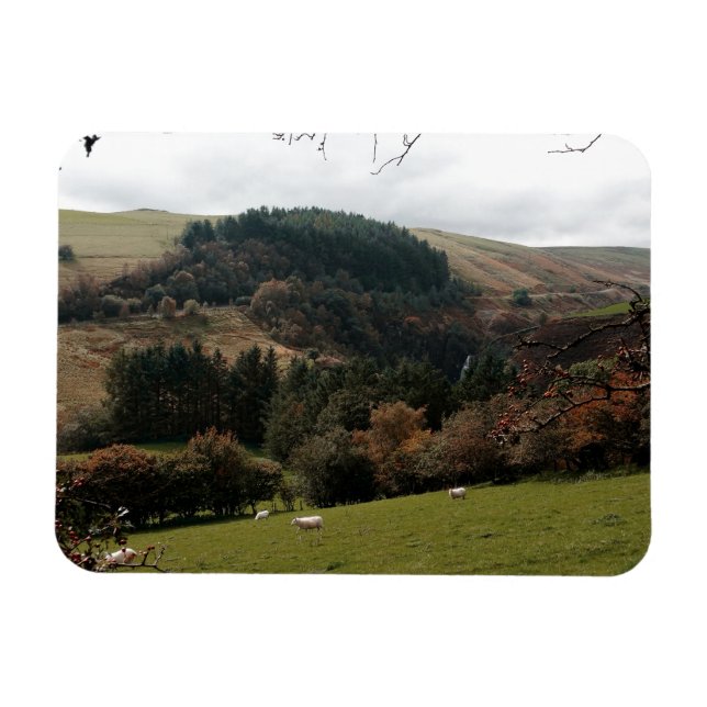 Magnet Flexible Pennant Valley Wales (Horizontal)