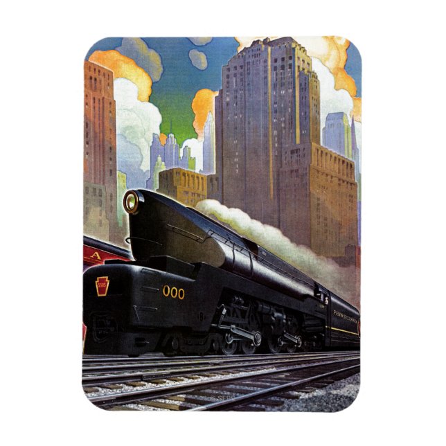 Magnet Flexible Pennsylvania Train by Unknown (Vertical)