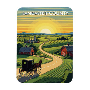 Magnet Flexible Pennsylvanie Lancaster County Travel
