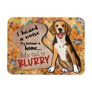 Magnet Flexible Pensées humiliantes de mon Beagle