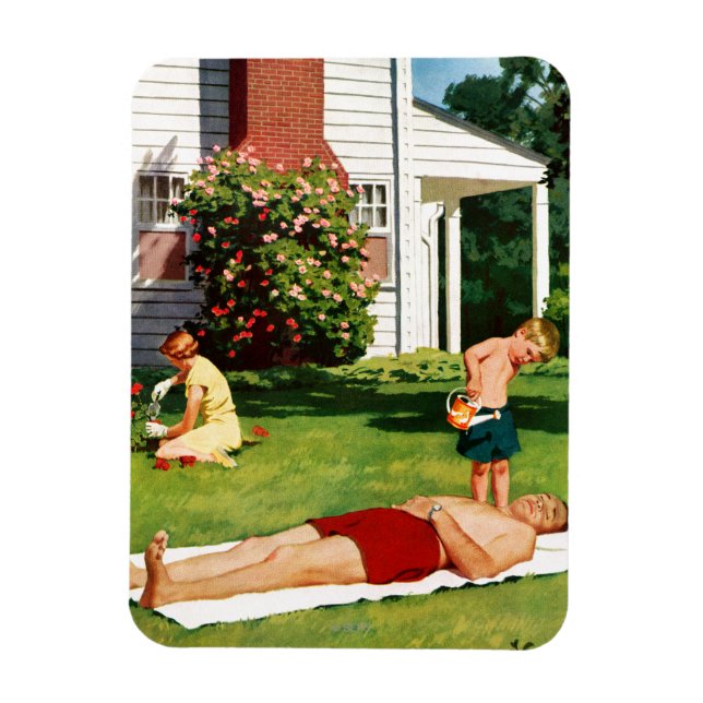 Magnet Flexible Père de l'arrosage (Vertical)