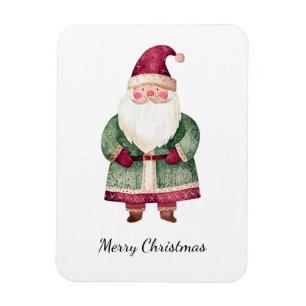 Magnet Flexible Père Noël de Noël Rouge Vert