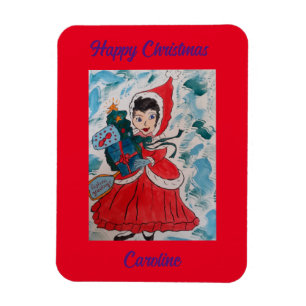 Magnet Flexible Père Noël Helper Christmas