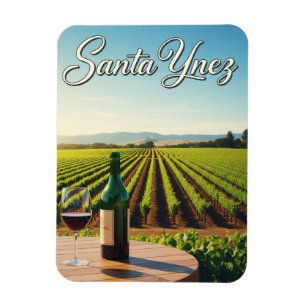 Magnet Flexible Père Noël Ynez Californie