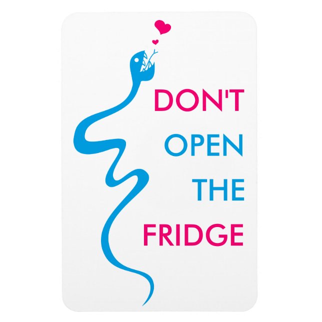 Magnet Flexible Personnalisable Aimer serpent Diet Motivation Frid (Vertical)