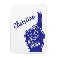 Personnalisé Numéro Un Boss Foam Doigt