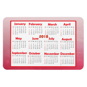 Magnet Flexible Personnalisez ce mini calendrier du réfrigérateu