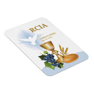 Magnet Flexible Personnalisez, RCIA Félicitations Sacrement Cathol