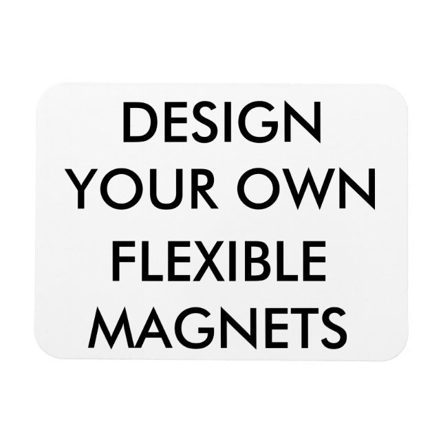 Magnet Flexible Petit aimant de réfrigérateur flexible personnalis (Horizontal)