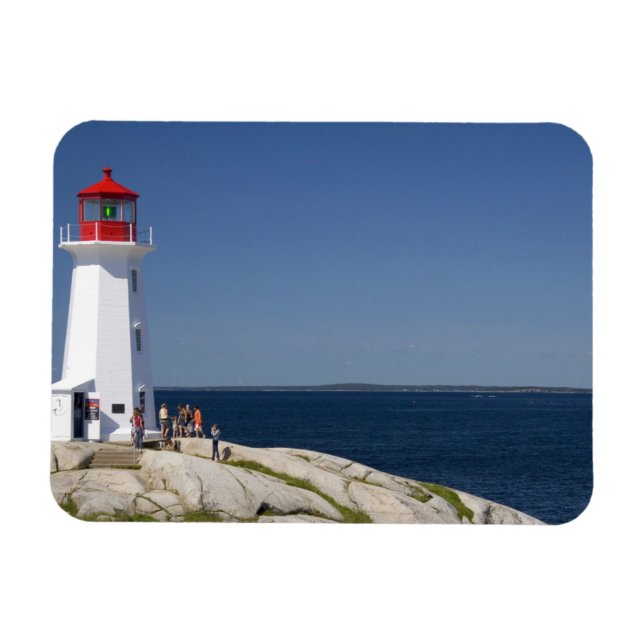Magnet Flexible Phare à Peggy's Cove, Nouvelle-Écosse, Canada. (Horizontal)
