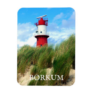 Magnet Flexible Phare de Kleiner, Borkum, Frise orientale, Allemag